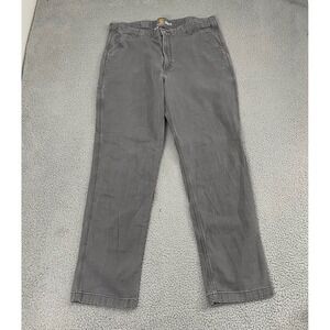 Carhartt Relaxed Fit Pants Men 40x33 Gray Workwear Cargo